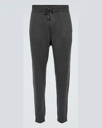 Ralph Lauren Pantaloni sportivi in lana e cashmere Grigio