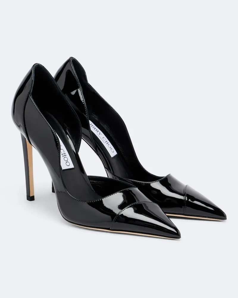Jimmy Choo Pumps Brigitte in vernice Nero