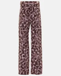 Dries van Noten Pantaloni regular Pantera Multicolore