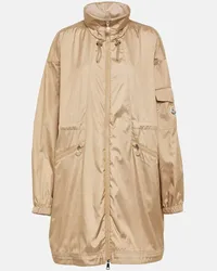 Moncler Parka Adhemar con logo Beige