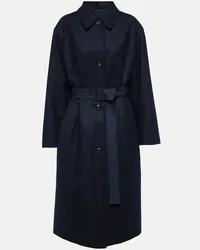 Loro Piana Cappotto Yudaki in lana e cashmere Blu