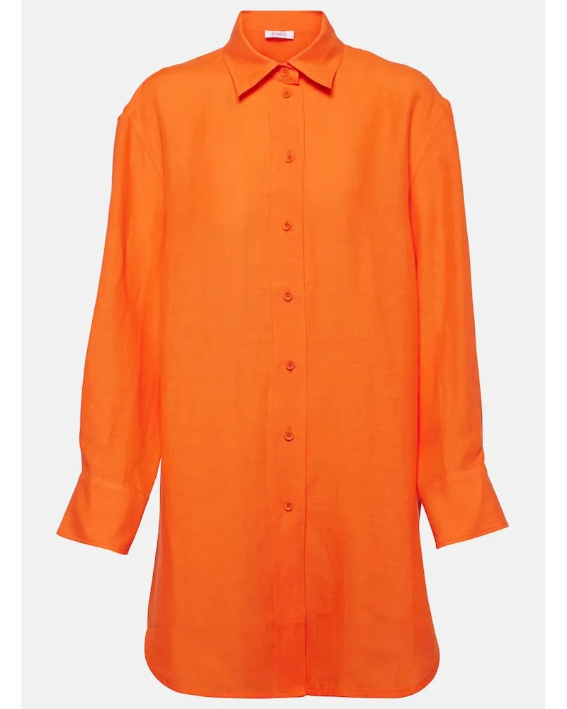 Eres Camicia Mignonette in lino Arancione