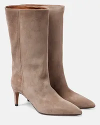 Paris Texas Stivali Stiletto 60 in suede Beige