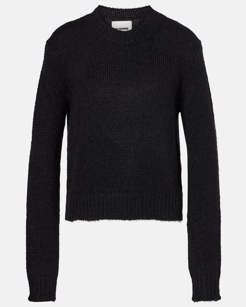 Jil Sander Pullover in misto lana Nero