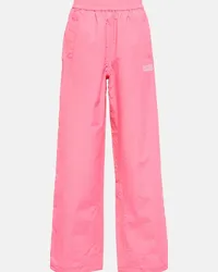 Ganni Pantaloni sportivi regular Rosa