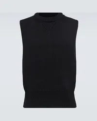 Jil Sander Gilet in cotone Nero