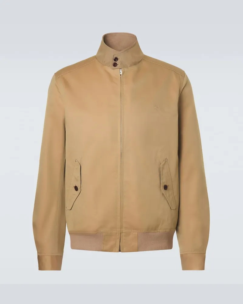 Junya Watanabe Giacca blouson in misto cotone Beige