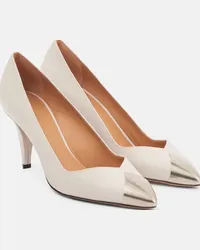 Isabel Marant Pumps Palda in pelle Bianco