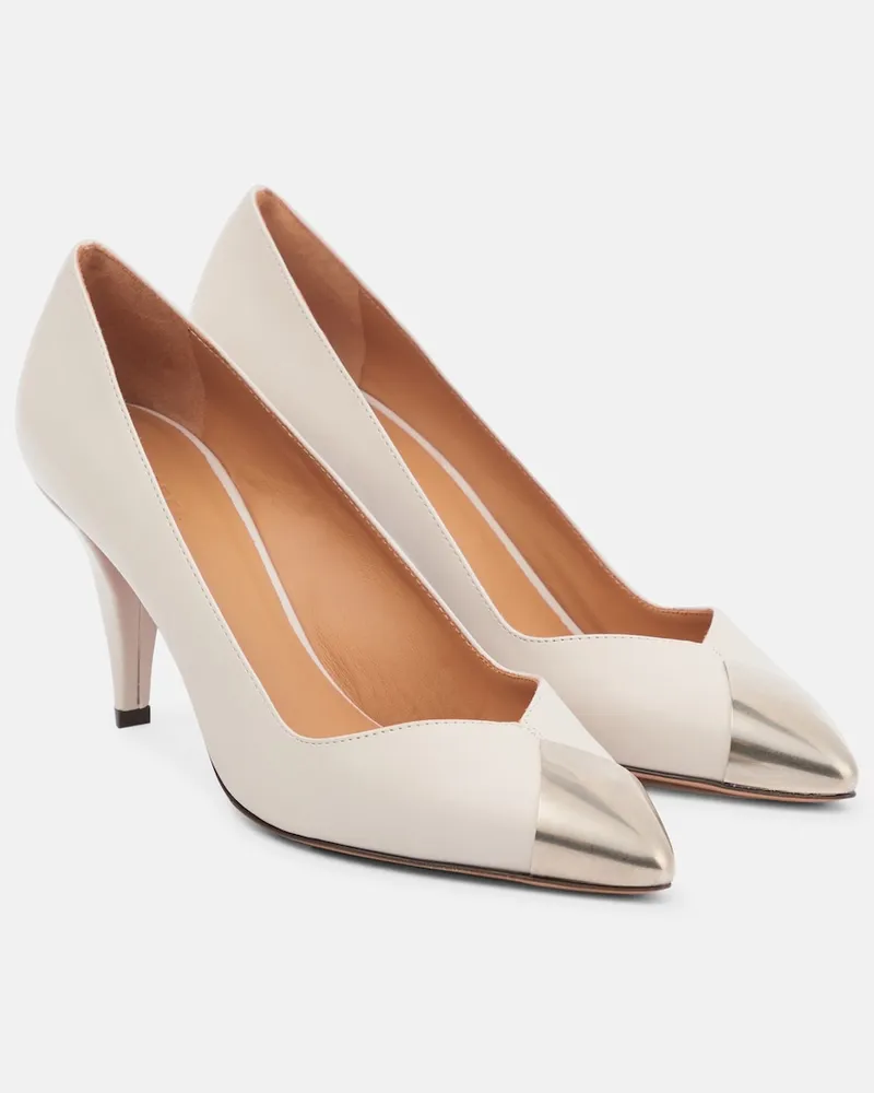 Isabel Marant Pumps Palda in pelle Bianco