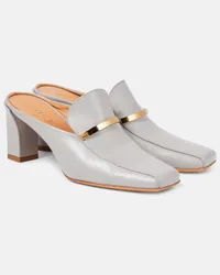 TOD'S Mules in pelle Grigio