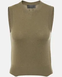 Nili Lotan Gilet May in cashmere Verde