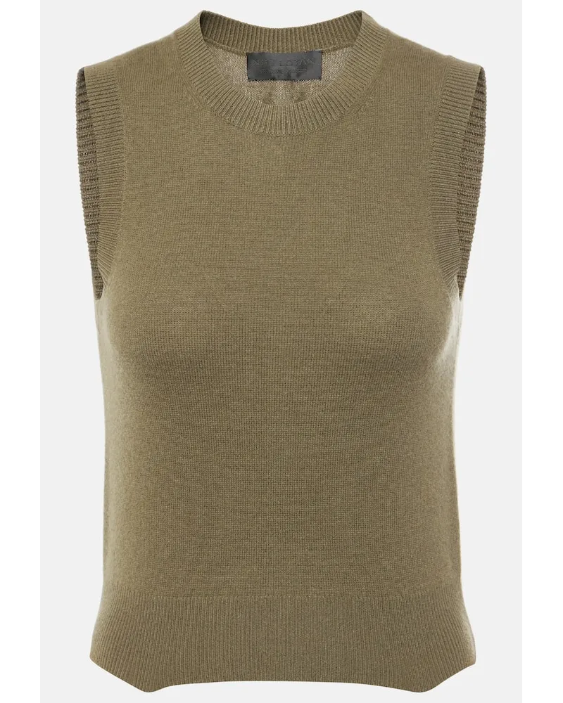 Nili Lotan Gilet May in cashmere Verde