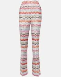 Missoni Pantaloni flared in misto cotone Multicolore