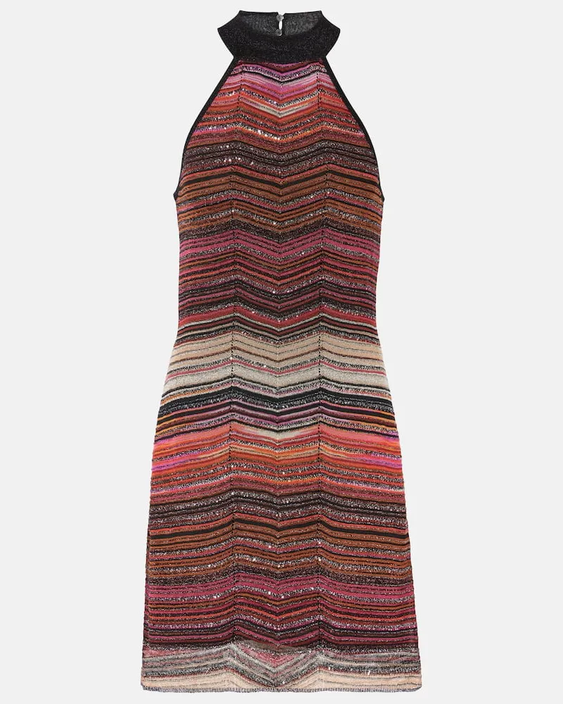 Missoni Abito corto con lamÃ© a zig-zag Multicolore