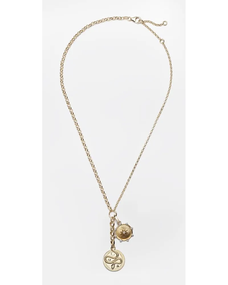 FOUNDRAE Collana Wholeness & True Love in oro 18kt con diamanti Oro