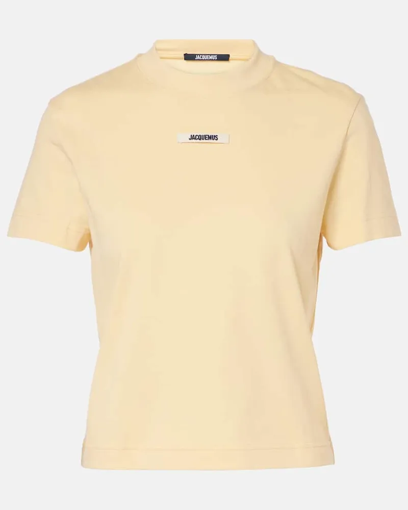 Jacquemus T-shirt in misto cotone Beige