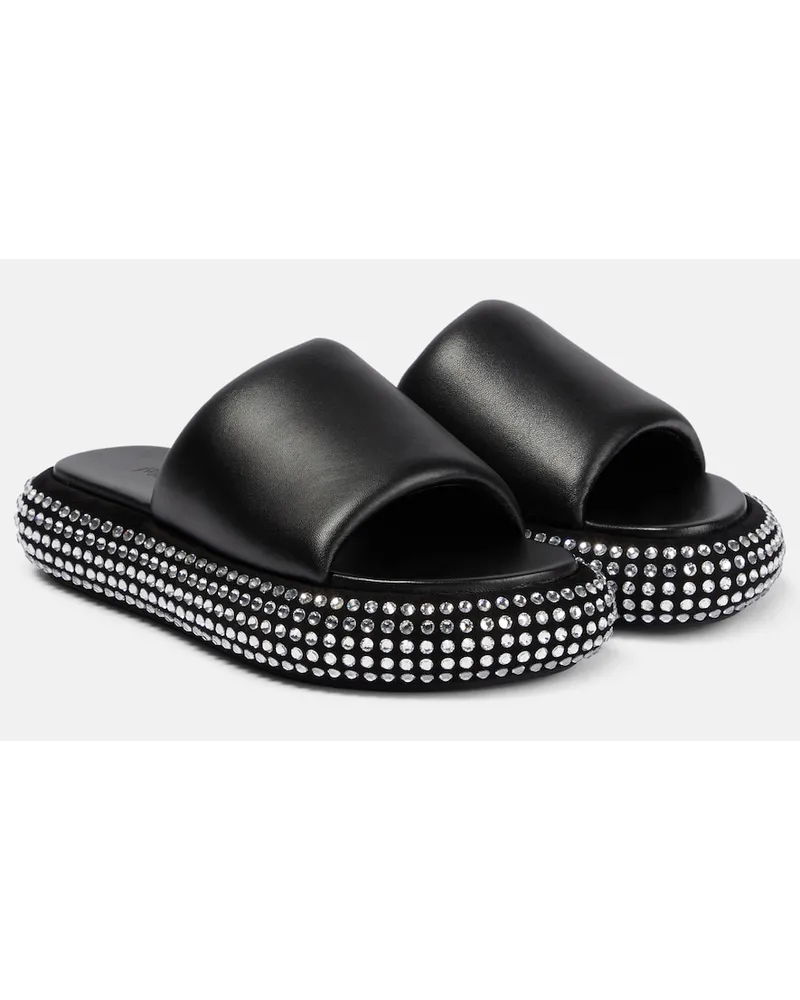 J.W.Anderson Sandali con platform in pelle Nero