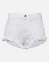 Isabel Marant Shorts di jeans Aneida Bianco