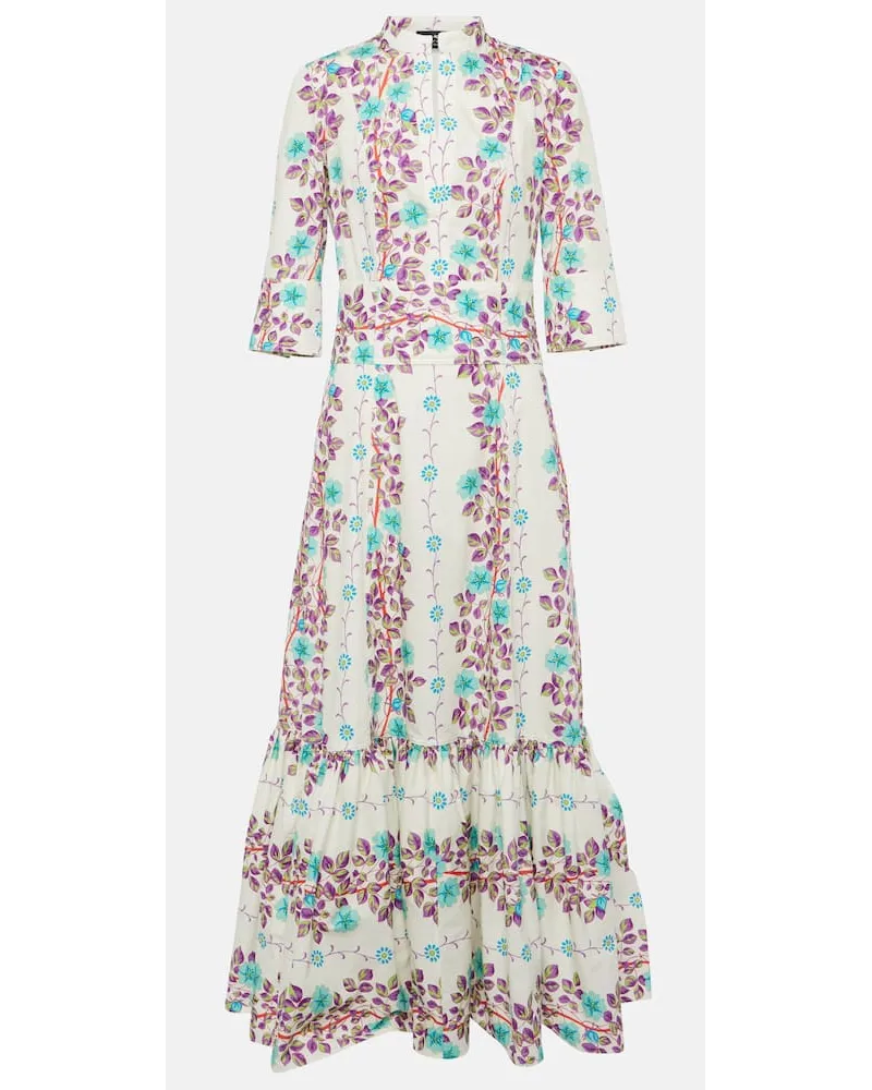 Etro Abito in cotone con stampa floreale Multicolore