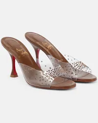 Christian Louboutin Sandali Nudes Degramule in pelle Marrone