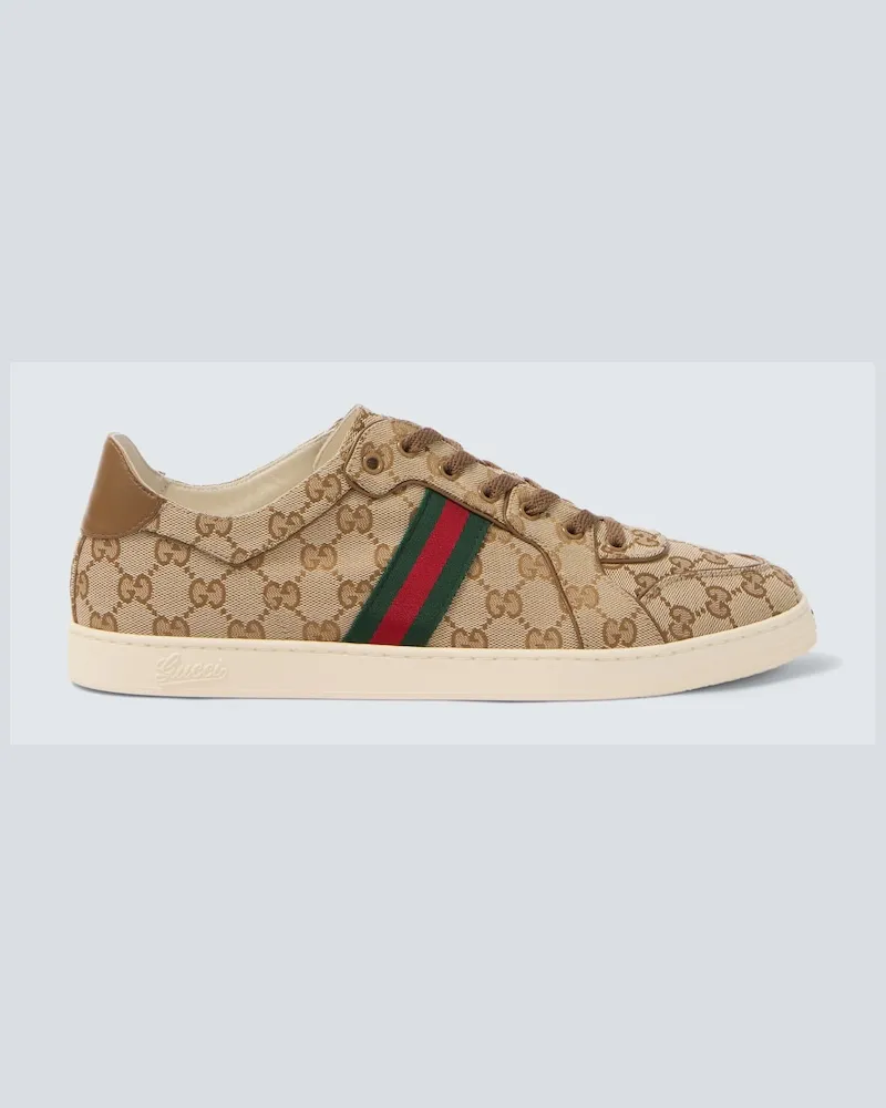 Gucci Sneakers Stretch in canvas GG Beige