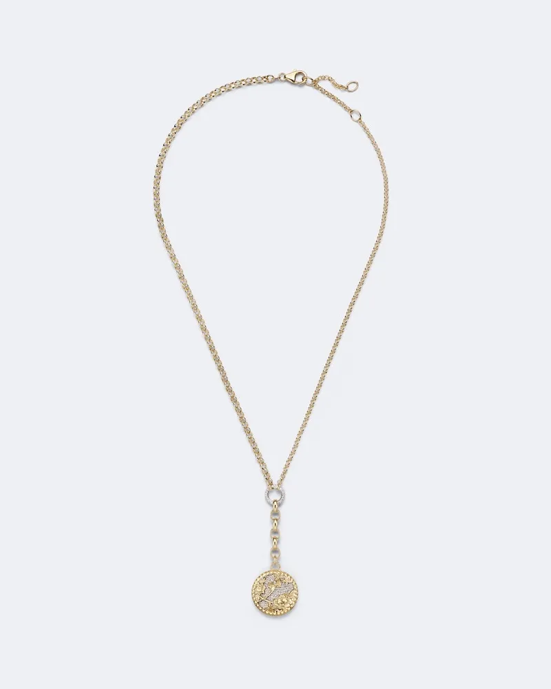 FOUNDRAE Collana Resilience Blossoms Medium in oro 18kt con diamanti Oro