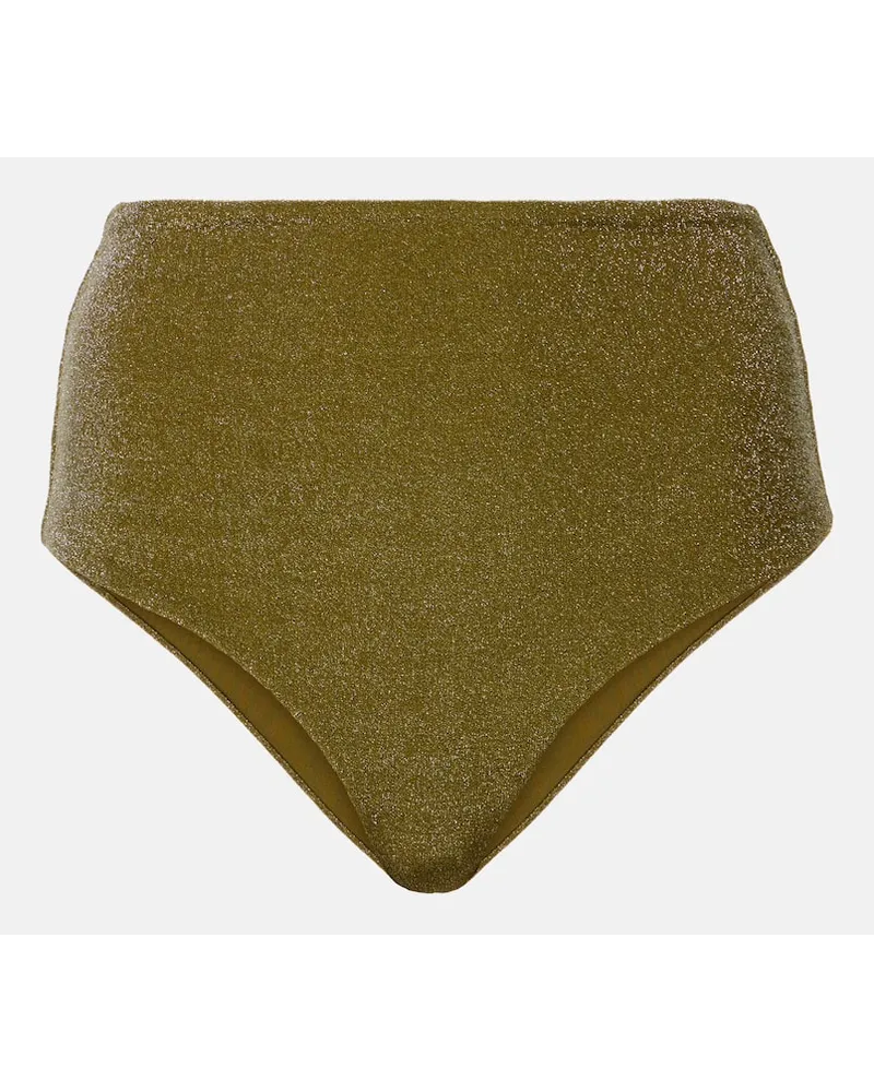 Johanna Ortiz Slip bikini De La Selva a vita alta Verde