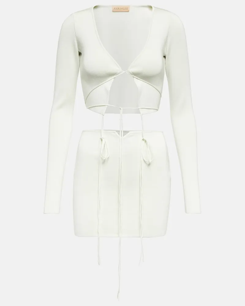 Aya Muse Miniabito Cibari con cut-out Blu