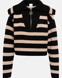 Patou Pullover in lana a righe Multicolore