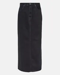 Acne Studios Gonna lunga di jeans Nero