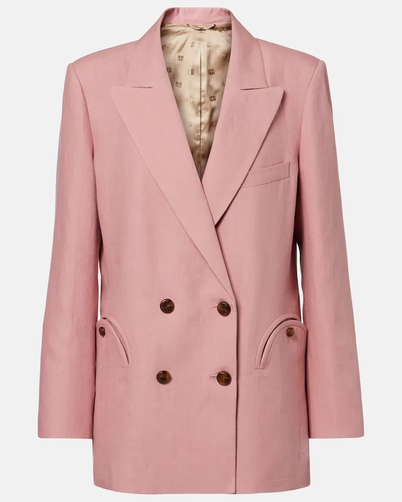Blazé Milano BlazÃ© Milano Blazer Everynight in lino Rosa