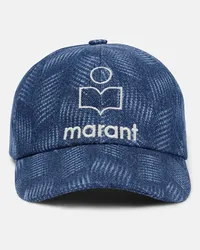 Isabel Marant Cappello da baseball Tyron in demim Blu