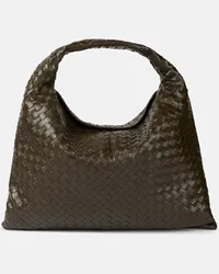 Bottega Veneta Borsa Hop Large in pelle Verde