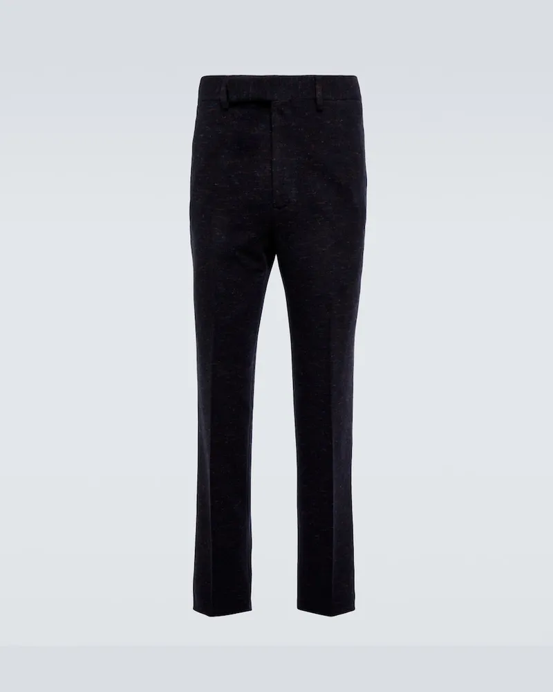 Gabriela Hearst Pantaloni Ernest in cashmere Blu