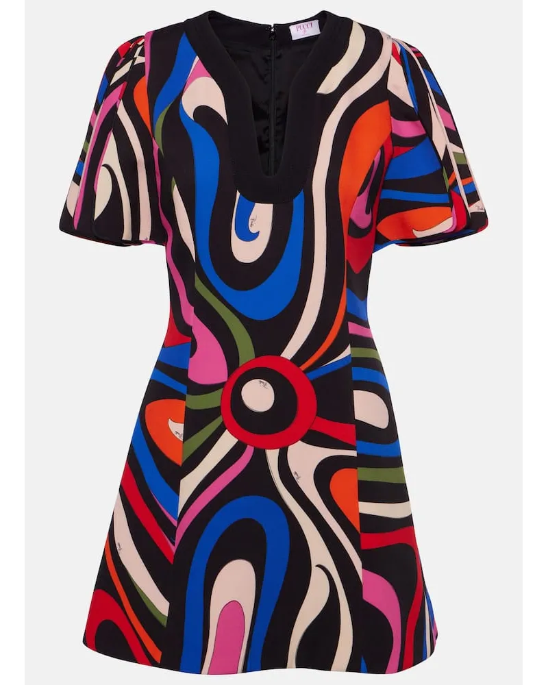 Emilio Pucci Miniabito Marmo Multicolore