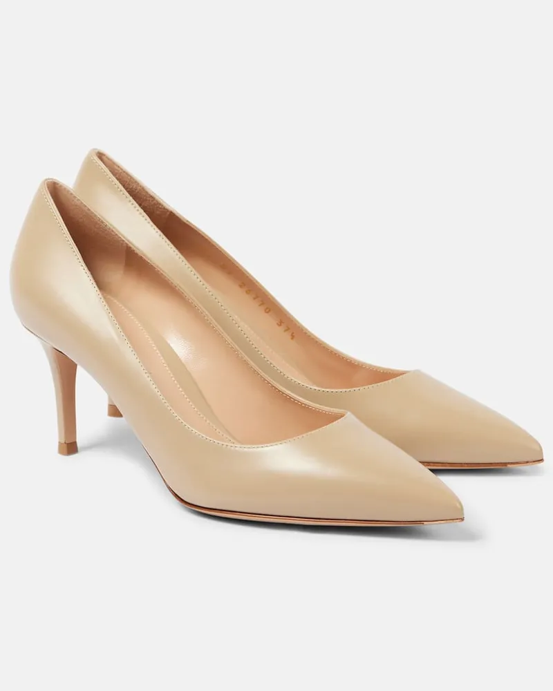Gianvito Rossi Pumps Gianvito 70 in pelle Beige