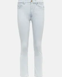 7 for all mankind Jeans slim Roxanne a vita media Blu