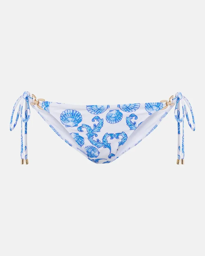 Melissa Odabash Slip bikini Bahamas con stampa Bianco