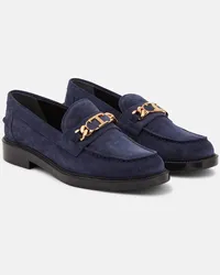 TOD'S Mocassini in suede Marrone