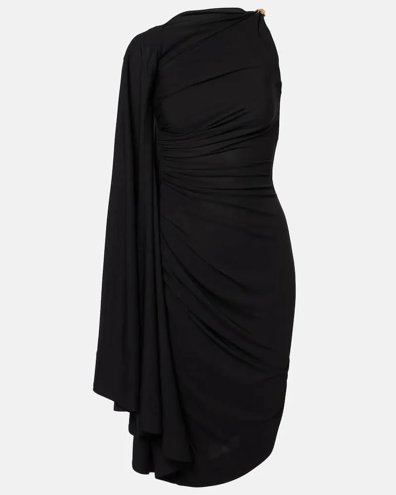 Bottega Veneta Abito midi in jersey Nero