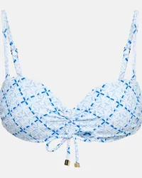 Heidi Klein Top bikini a fascia Grand Cayman Blu