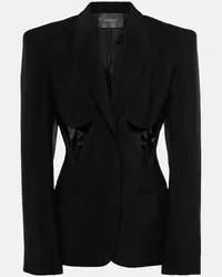 Thierry Mugler Blazer con cutout Nero