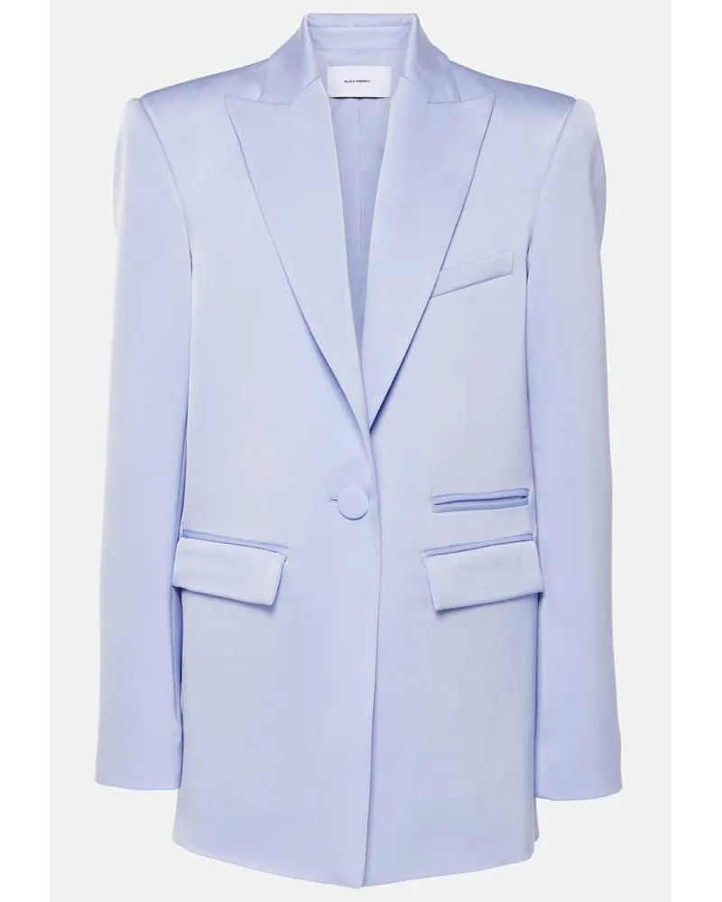 Alex Perry Blazer in crÃªpe di raso Viola
