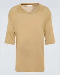 The Row Polo Ken in jersey Marrone