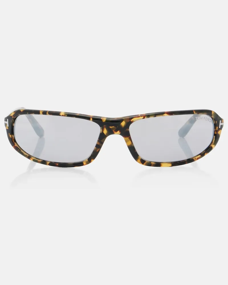Tom Ford Occhiali da sole Addison Thin Marrone