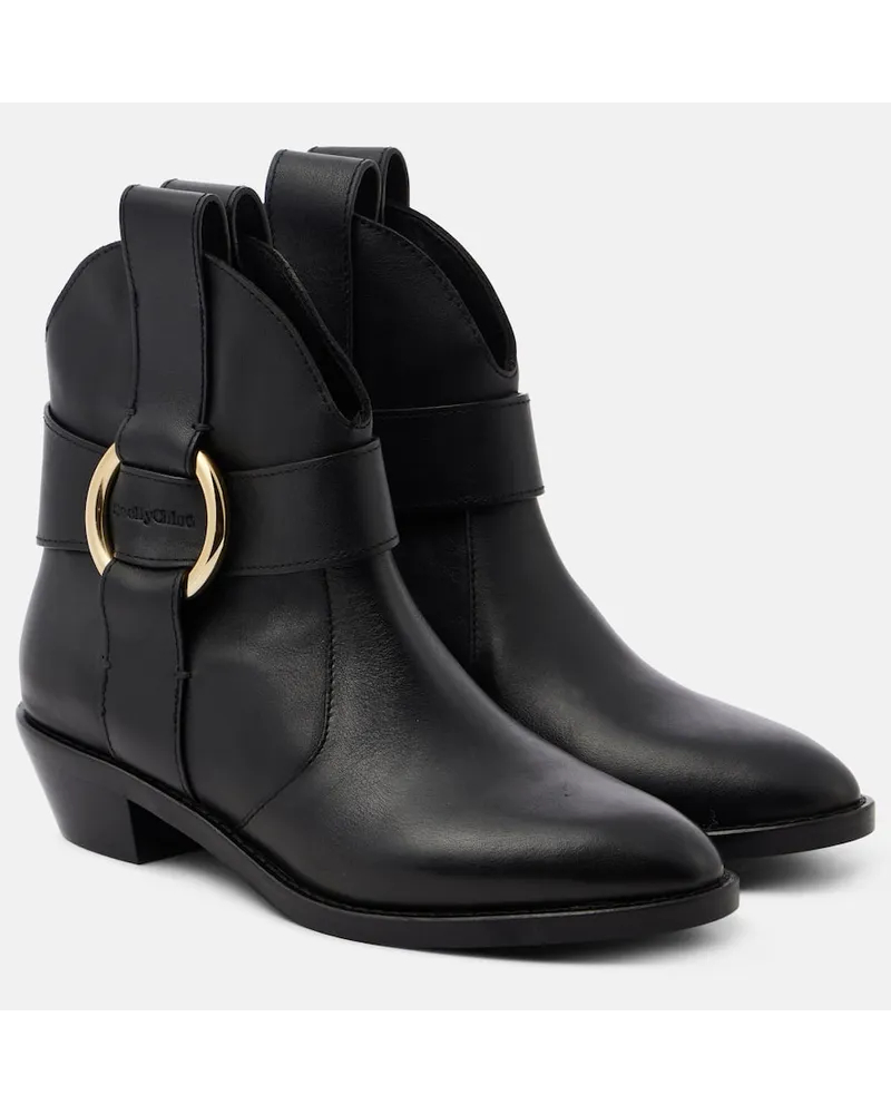 See by Chloé See By ChloÃ© Stivaletti New Ring in pelle Nero