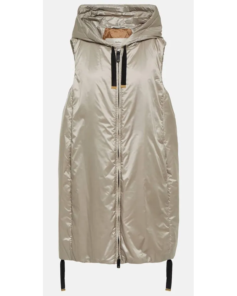 Max Mara Gilet tecnico Greengi Argento