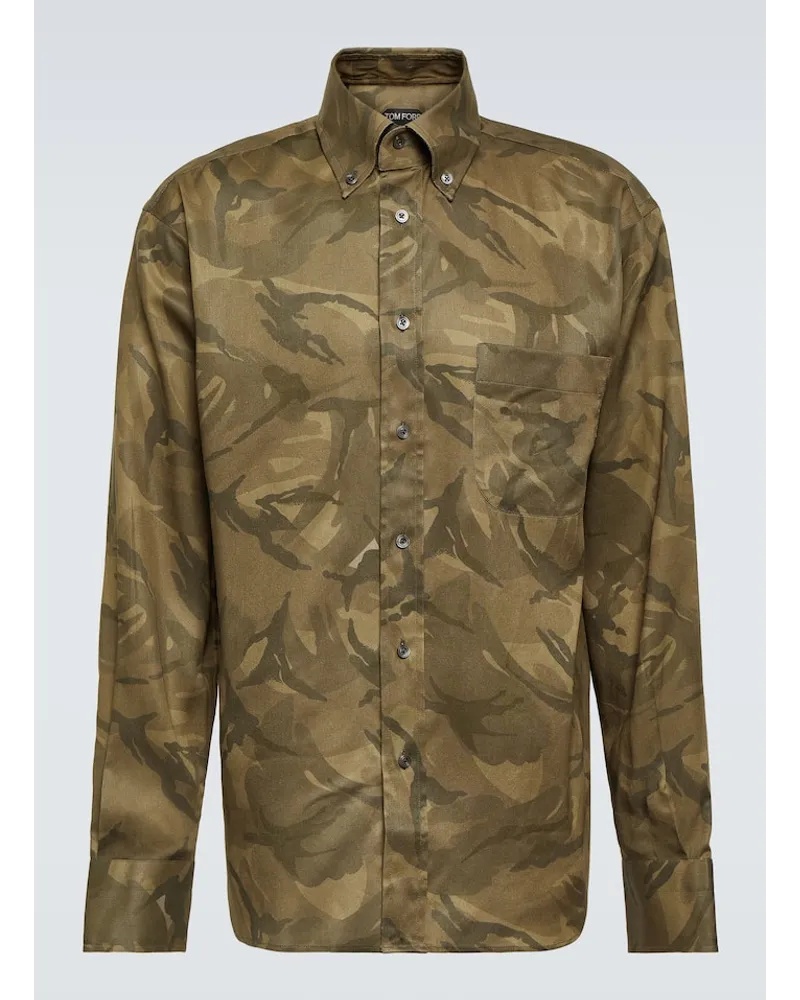 Tom Ford Camicia con stampa Multicolore