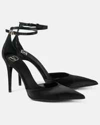 Valentino Garavani Pumps Eveninglam in raso Nero