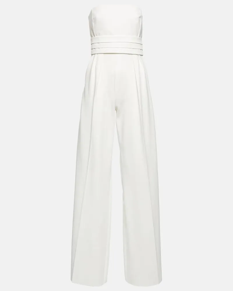 Max Mara Jumpsuit Aderire in jersey Bianco